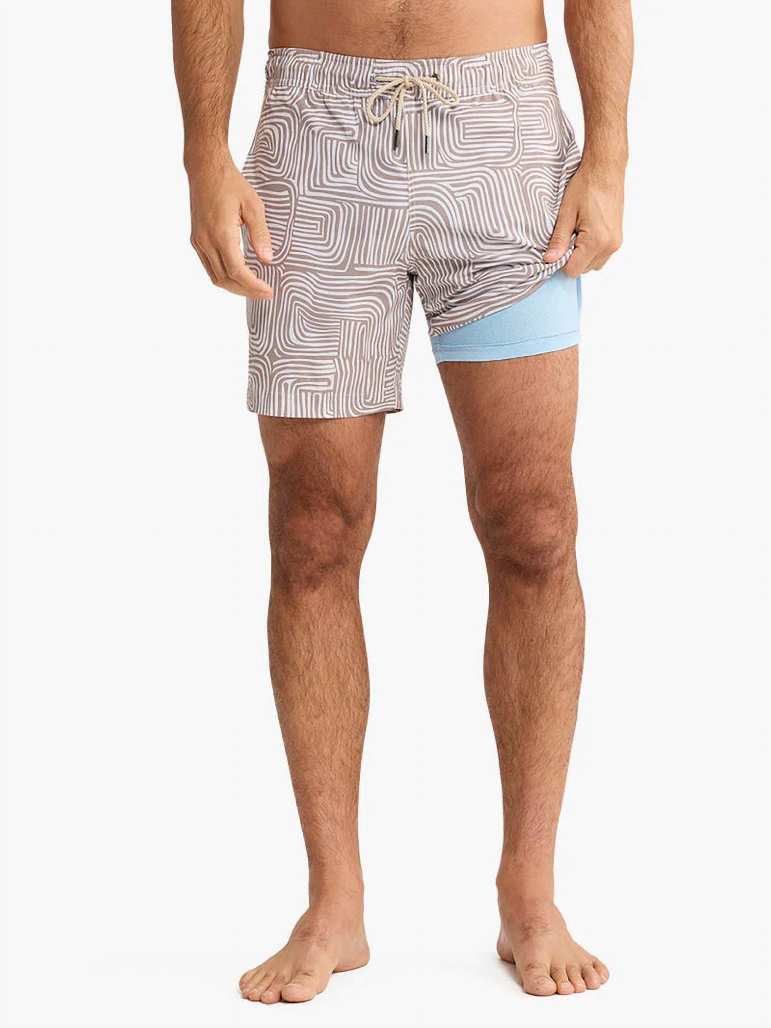 New Fair Harbor Bayberry Trunk Shorts In Wavy Sands — image 5 of 8